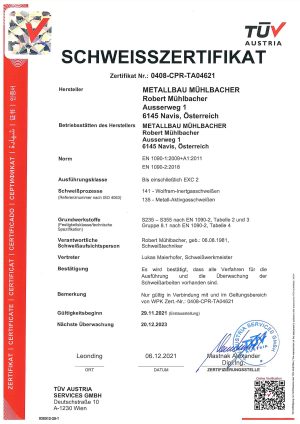 TÜV_Zertifikat_EN1090_EXC2_Schweißen